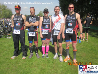 Sylvain, Mickael, Olivier, Aline et Matthieu